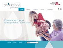 Tablet Screenshot of besurence.com